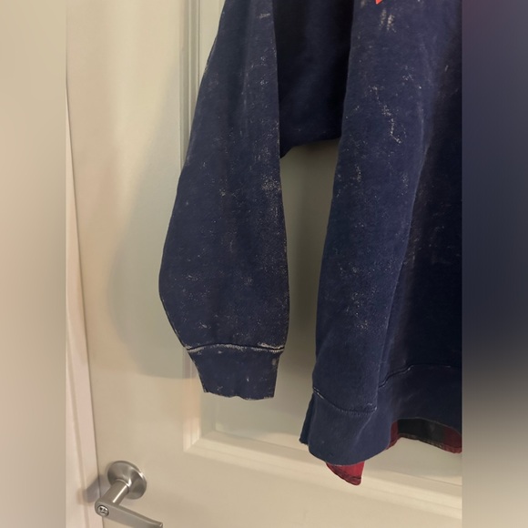 Uniquely HandMade One Of A Kind Vintage Piece Furst Of A Kind ILLINOIS Sweatshir - Picture 4 of 12